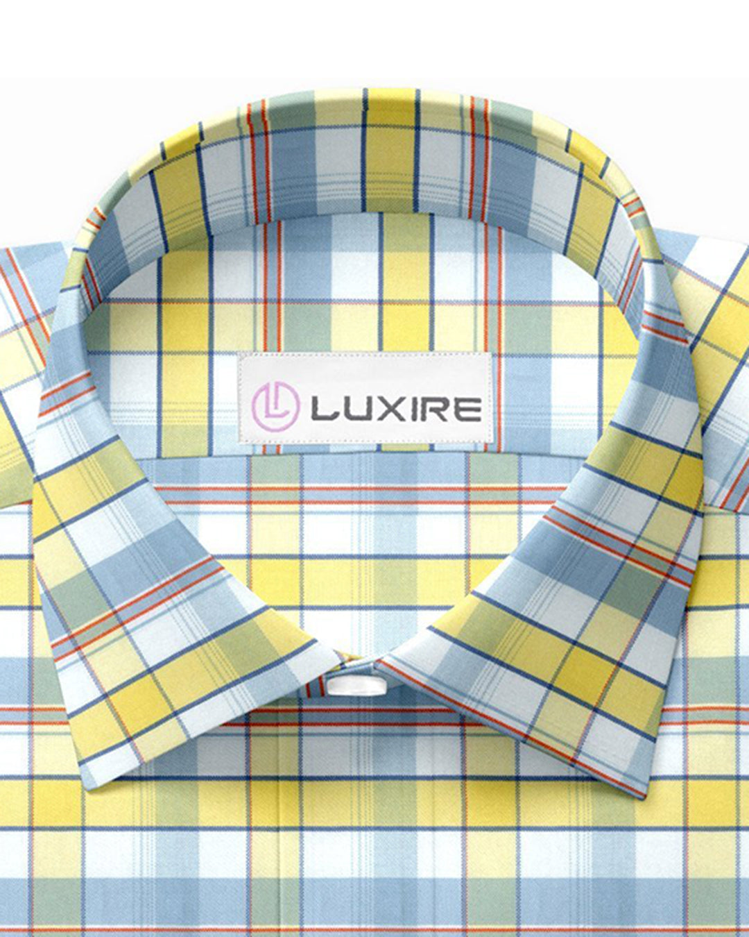 White Yellow Grey Oxford Checks - 2