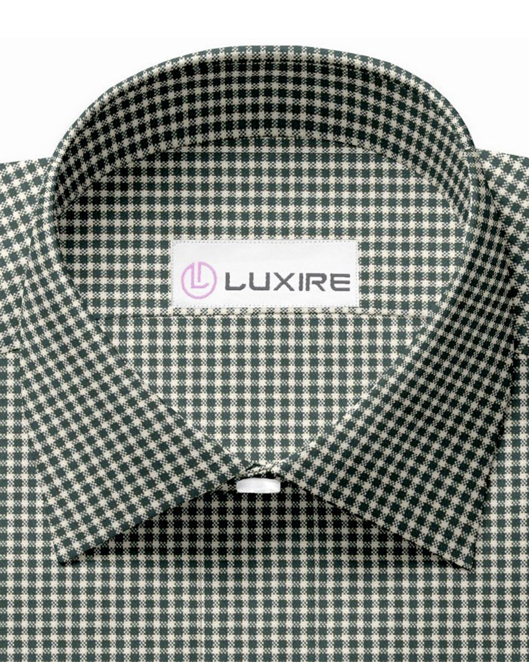 Dark Green Gingham Oxford - 2