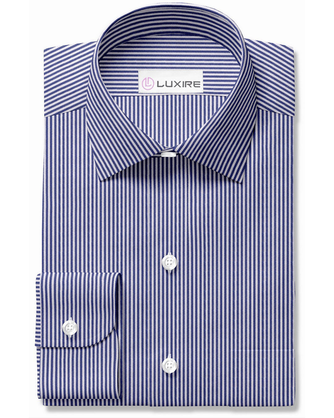 Dark Navy Blue Rope Stripes - 1
