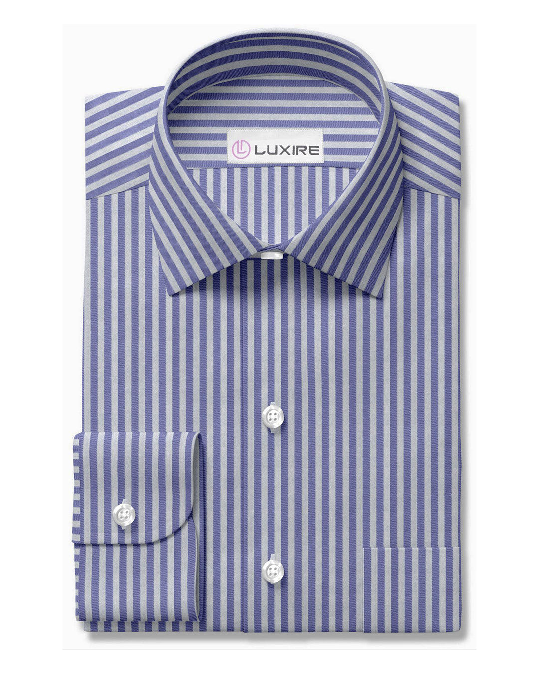 Zegna Soft Blue Candy Stripes - 1