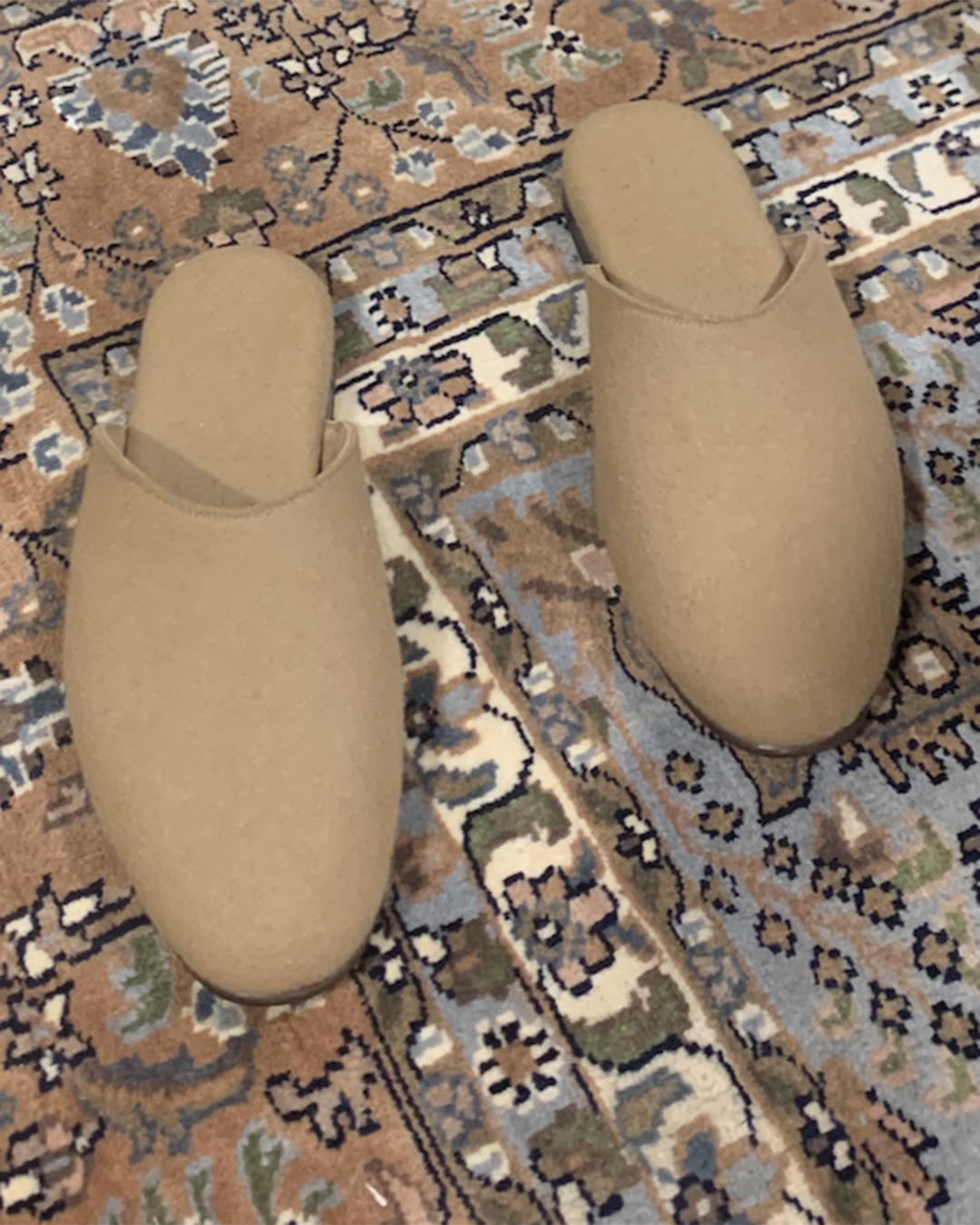 Suede-Cashmere Slippers - 3