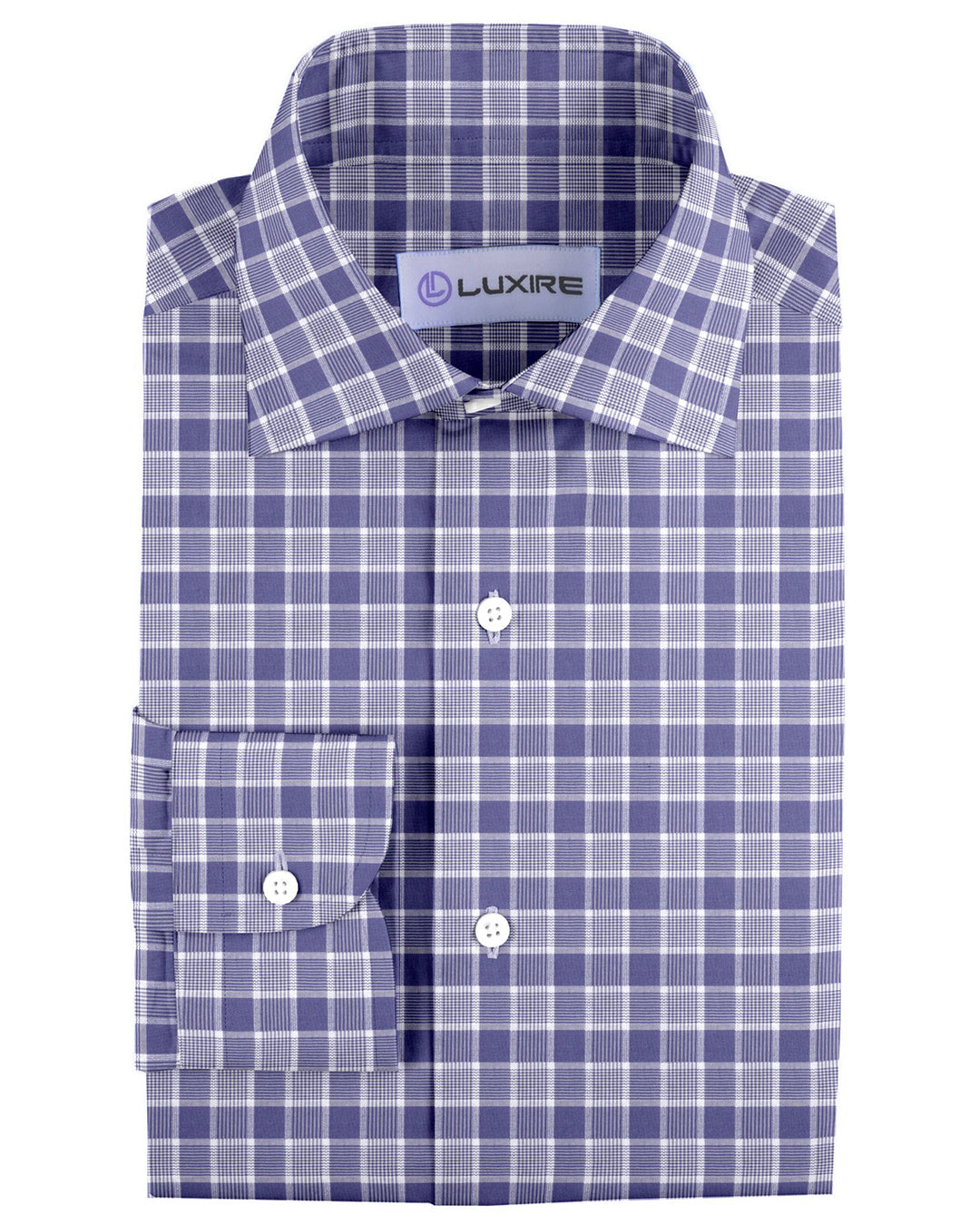 Albini: Purple Tartan Checks - 1