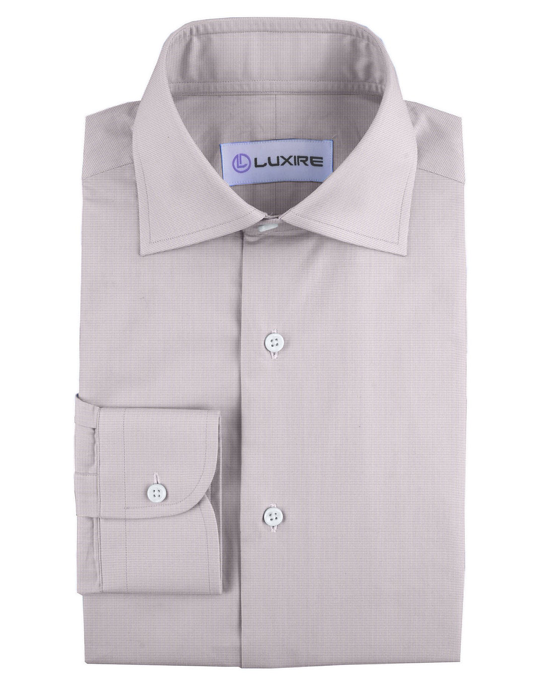 Albini: Light Grey Micro Graph Checks - 1