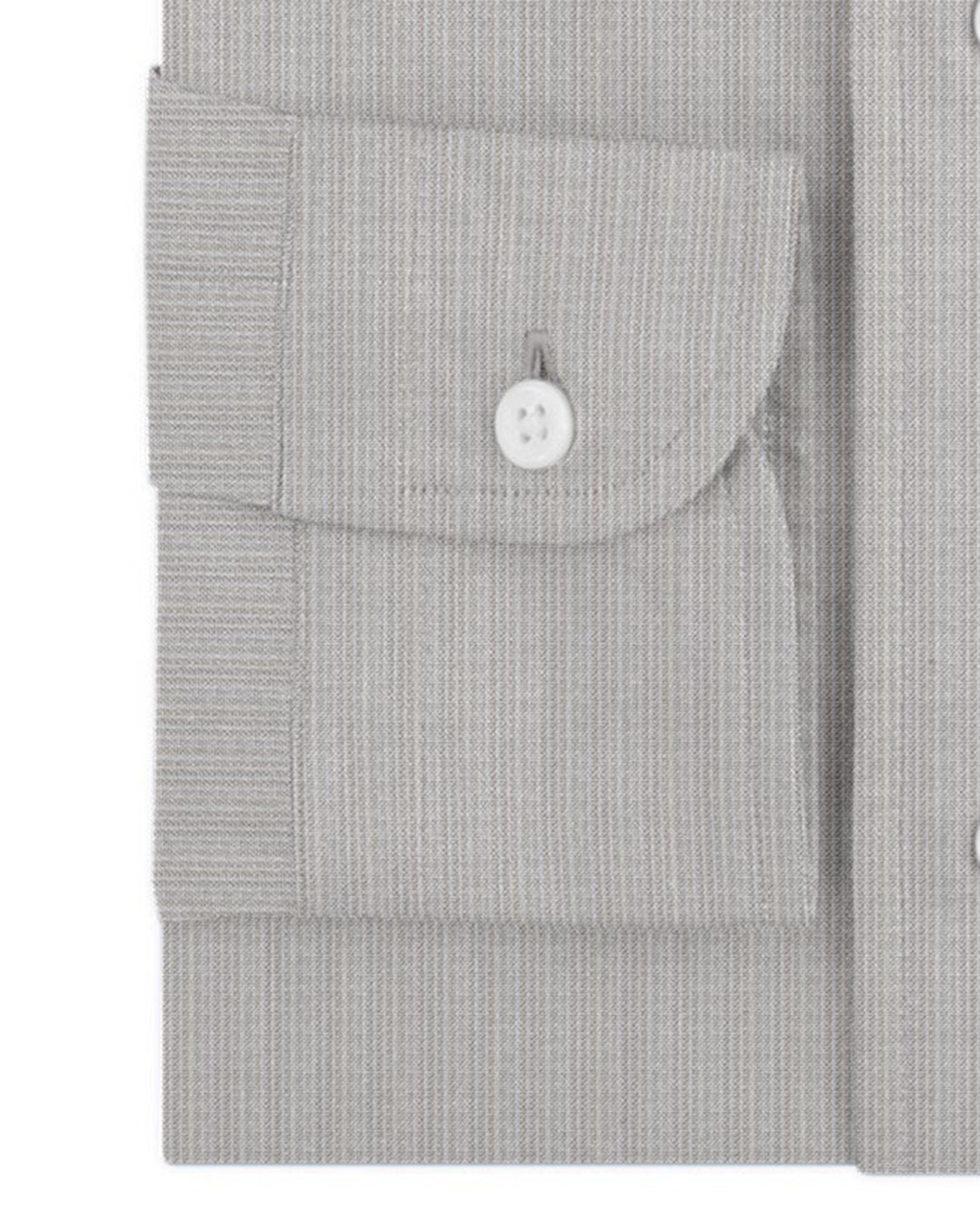 Ecru White Dress Stripes Linen