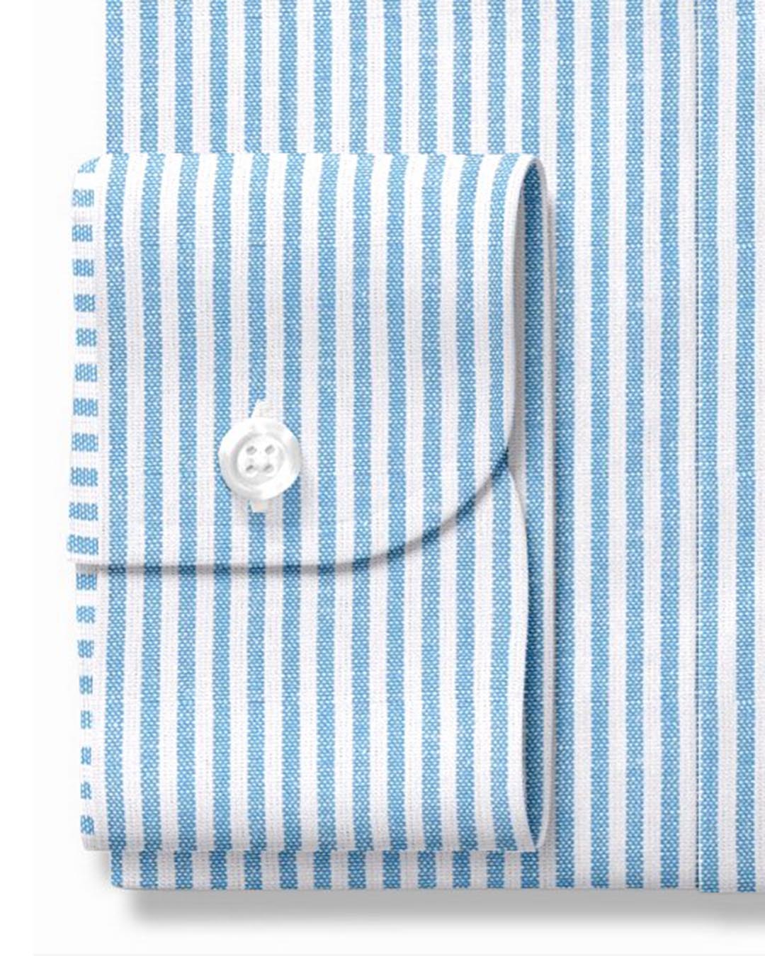 True Blue University Stripes  Oxford - 3