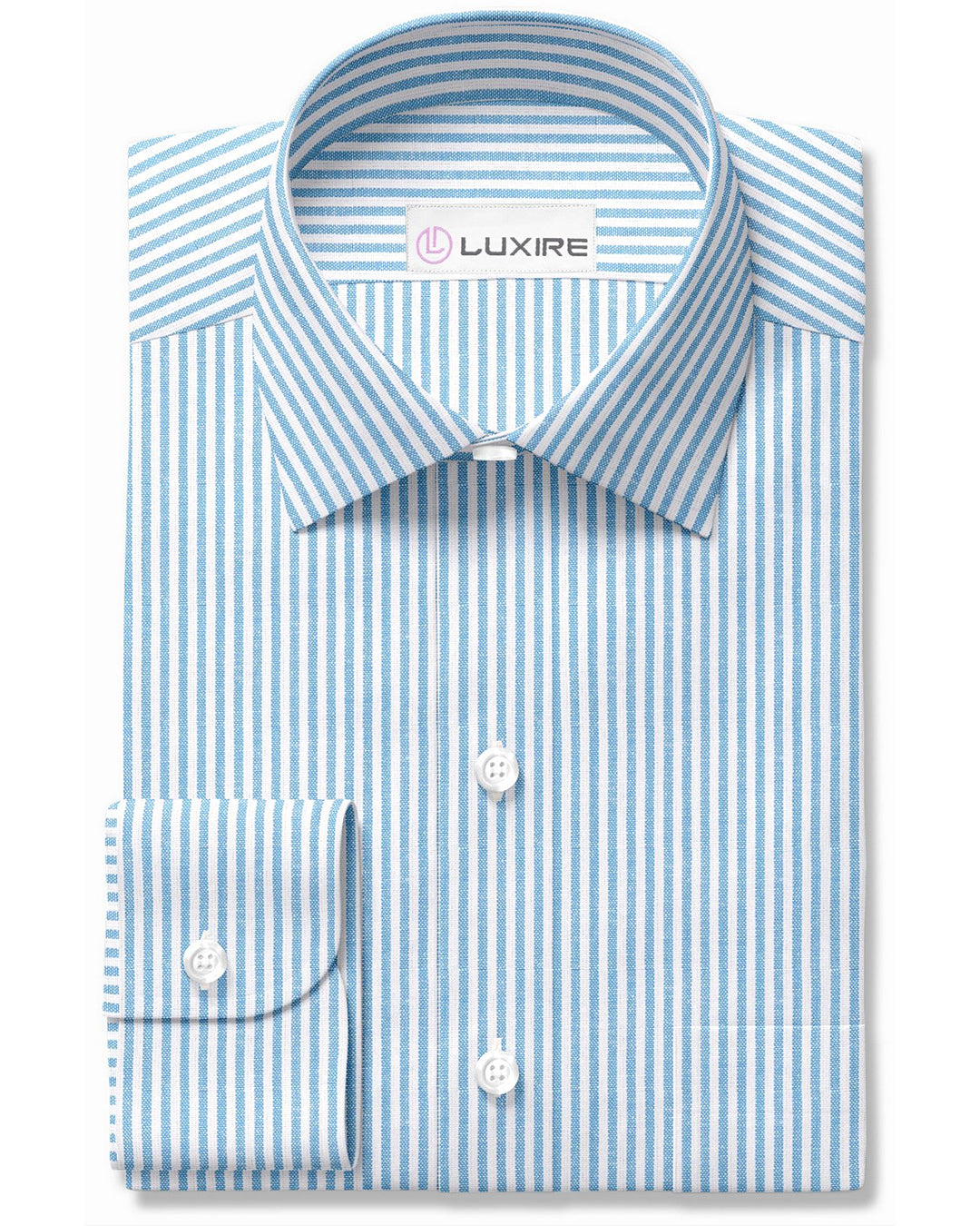 True Blue University Stripes  Oxford - 1