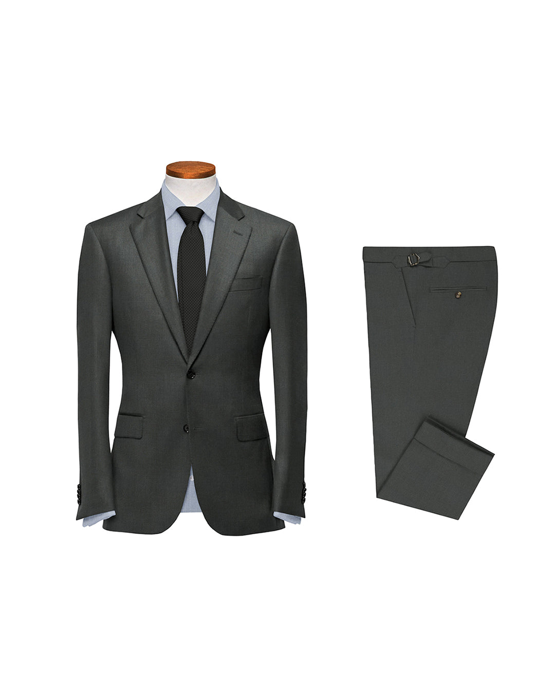 Drago Grey Wool Super 160s Suit - 1