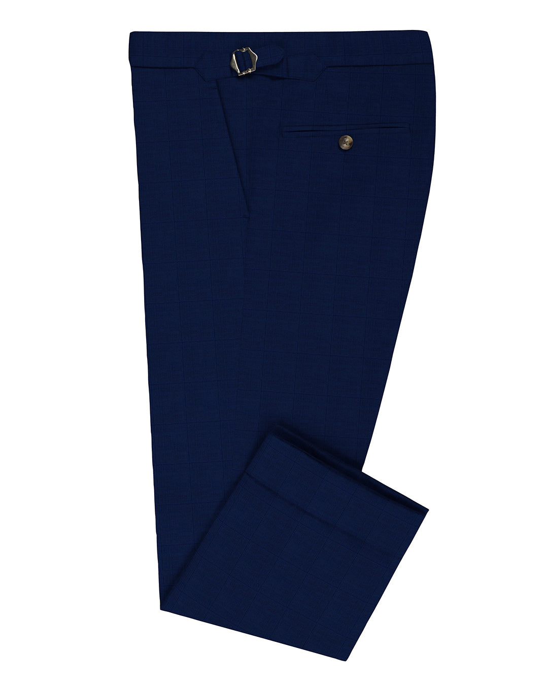 Drago: Super 160s Royal-Blue Prince of Wales Checks Suit - 3