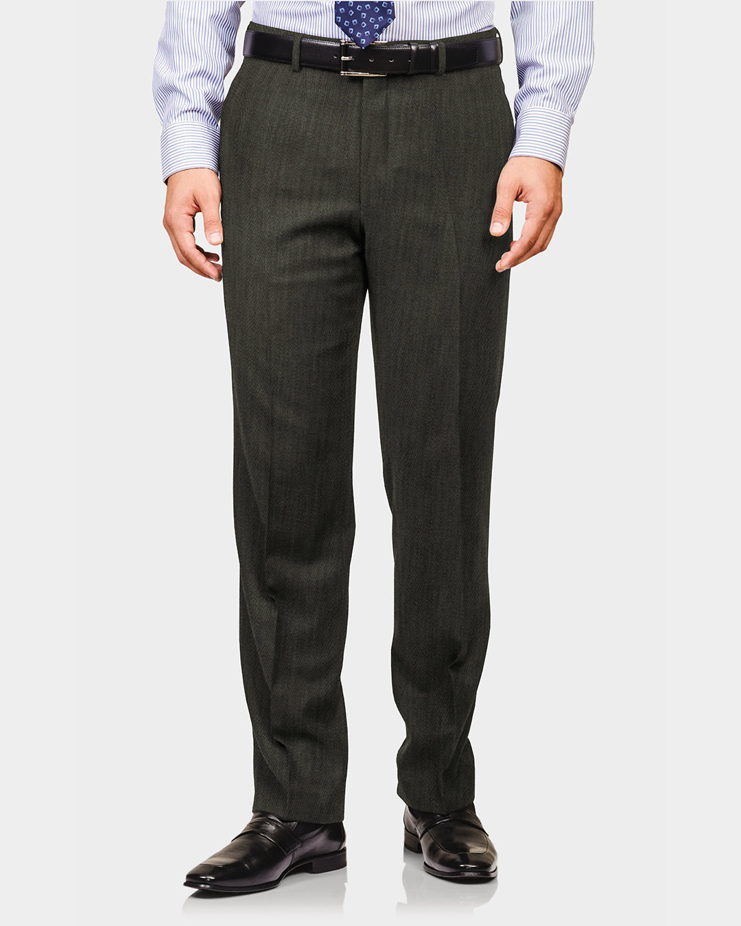 VBC: Brown Grey Twill Suit - 2