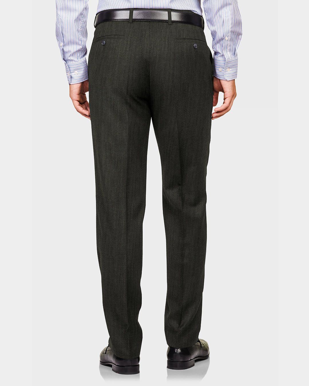 VBC: Brown Grey Twill Suit - 3