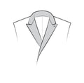 Peak lapel