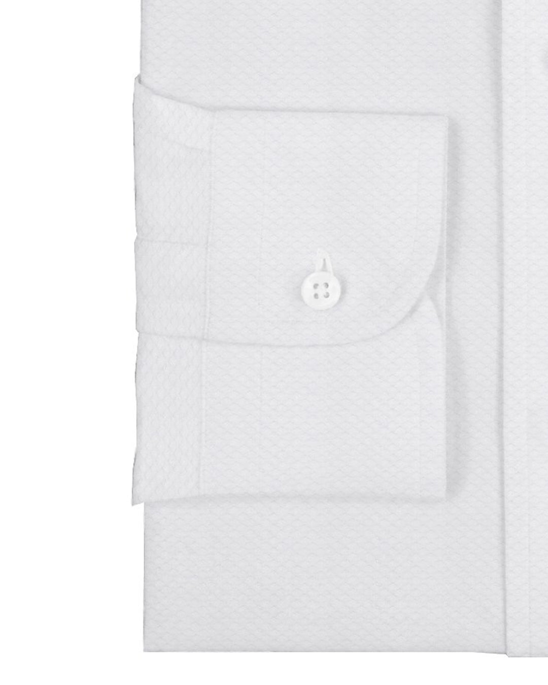 Grandi and Rubinelli White Textured Classic Shirt