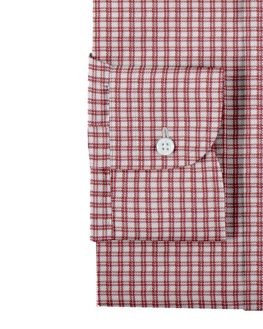 Friday Shirt:Red Double Pin Checks - 3