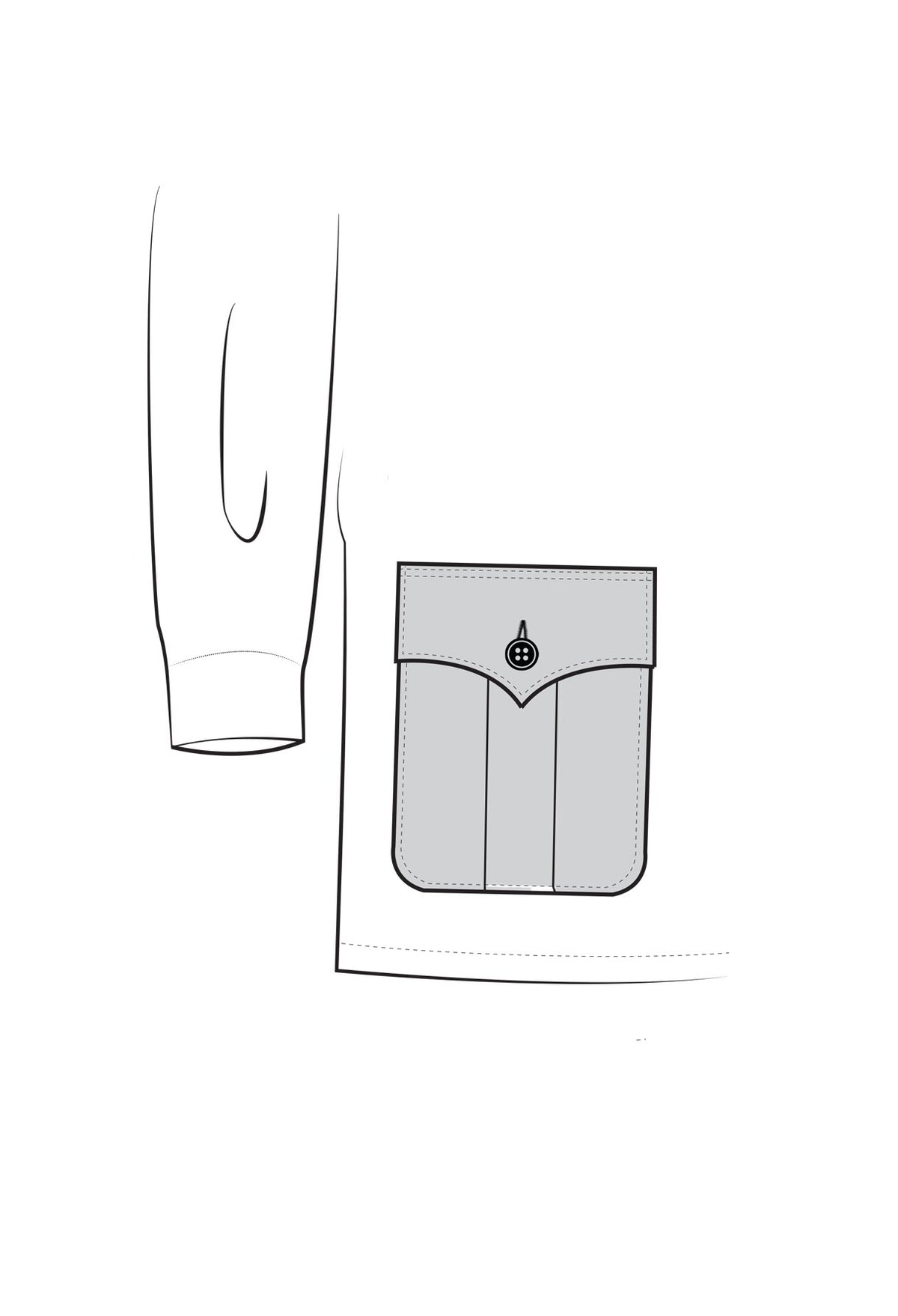 Hidden Internal Product: Hip Pocket Standard Styles - 5