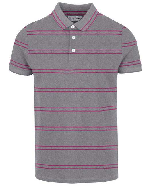 Grey Fuchsia Stripes T-shirt